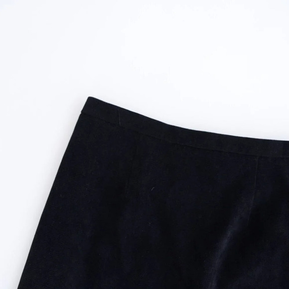 Vintage Glensport Black Midi A-Line Skirt Made in Canada Size 6 - Picture 8 of 9